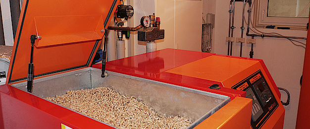 Pelletheizung bei Elektro Schäfer GmbH & Co.KG in Würzburg