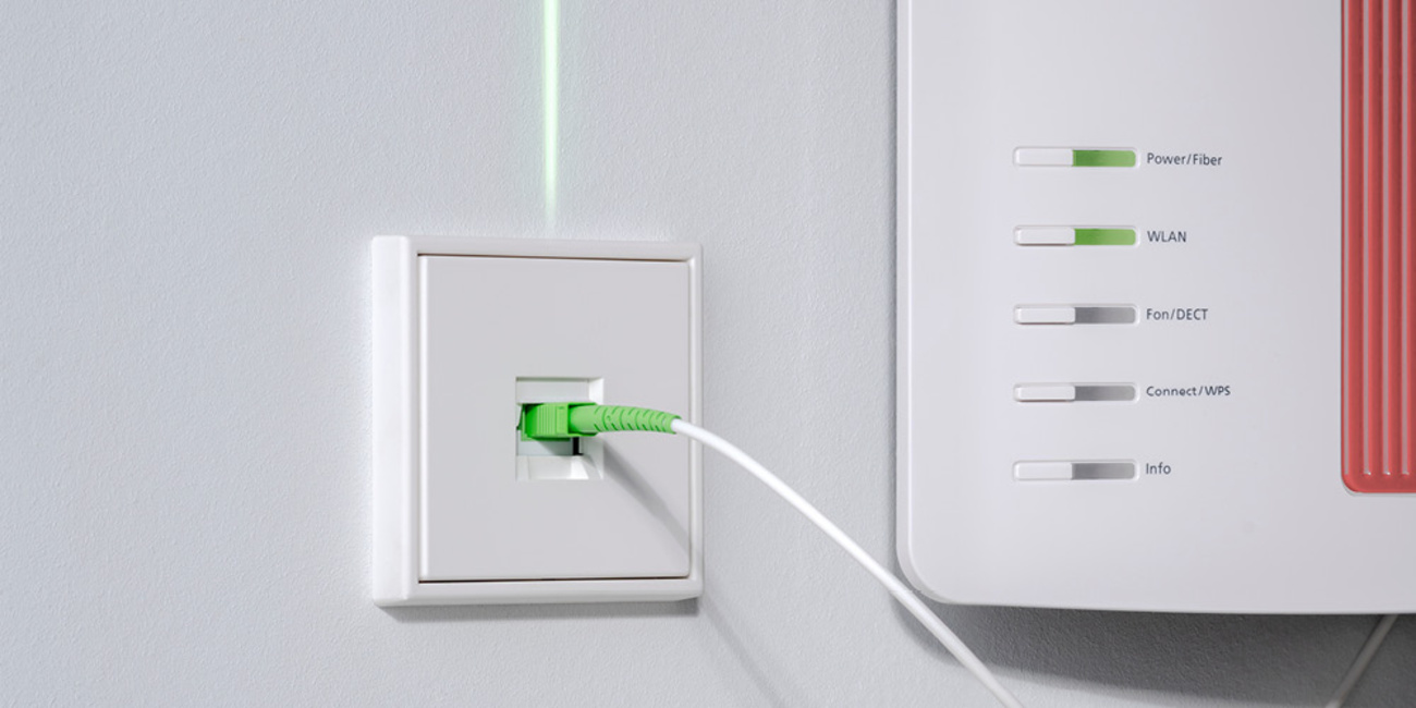 Die neuen Glasfaser-Anschlussdosen bei Elektro Schäfer GmbH & Co.KG in Würzburg