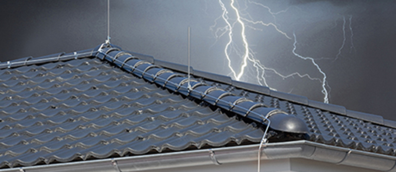 Äußerer Blitzschutz bei Elektro Schäfer GmbH & Co.KG in Würzburg