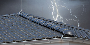 Äußerer Blitzschutz bei Elektro Schäfer GmbH & Co.KG in Würzburg