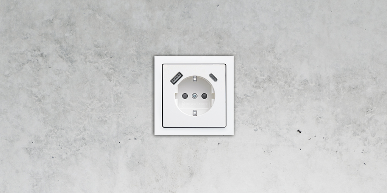 SCHUKO® USB-Steckdose bei Elektro Schäfer GmbH & Co.KG in Würzburg