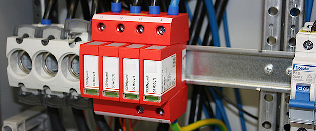 Über­spannungs­schutz bei Elektro Schäfer GmbH & Co.KG in Würzburg